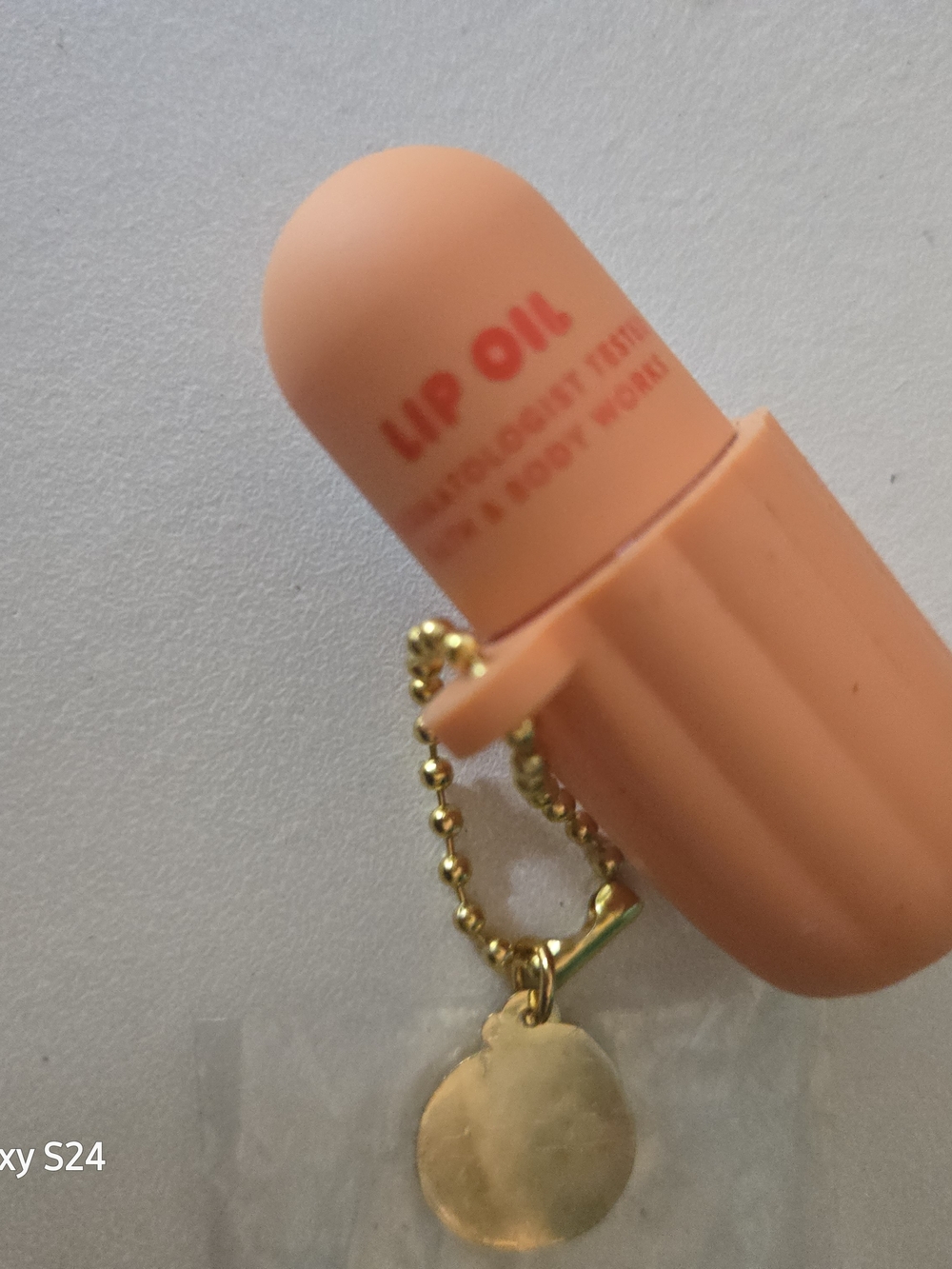Bath & Body Works Peach Lip Oil Charm - Peach